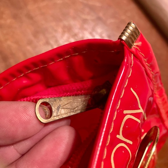 VINTAGE RED VINYL BAG! A Studio 54 Relic! EUC! - Picture 4 of 10